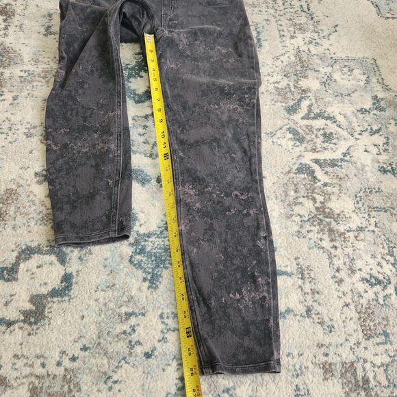 Spanx Jeanish Ankle Leggings Women's Large Acid Wash Pull On Skinny Comfort - Picture 9 of 12